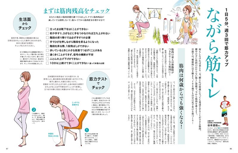 ながら筋トレ　谷本道哉さん