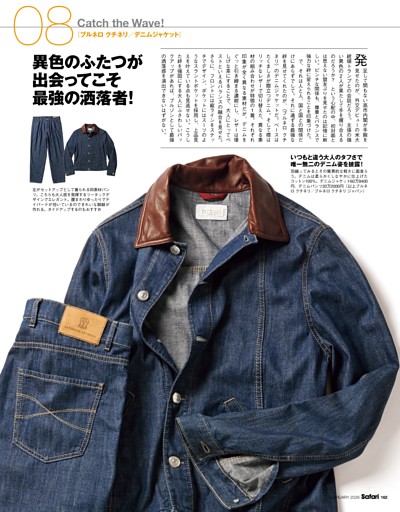 Catch the Wave!08【ブルネロ クチネリ／デニムジャケット】