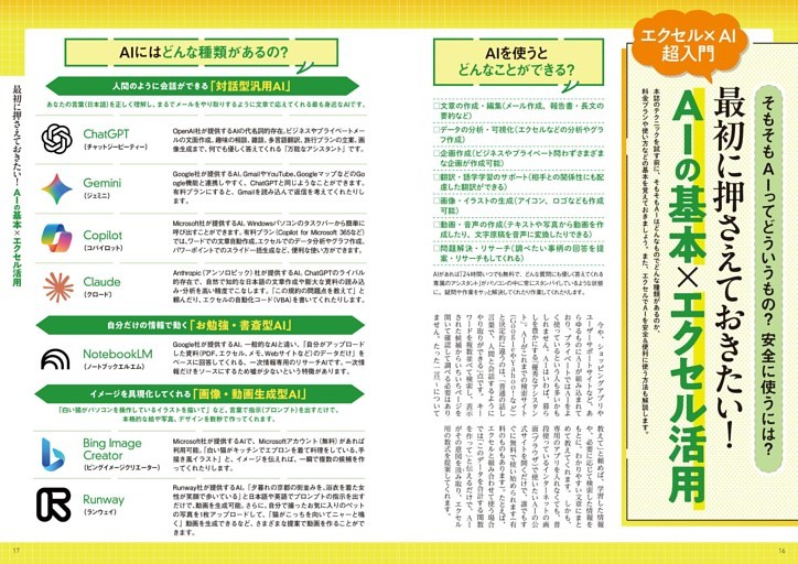 エクセル×AI超入門 最初に押さえておきたい！ AIの基本とエクセル活用