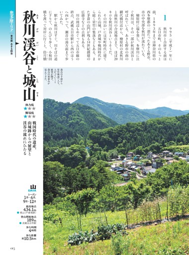 【奥多摩エリア】秋川渓谷と城山