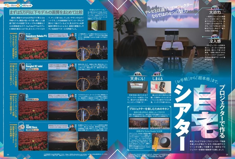 プロジェクターで作る自宅シアター