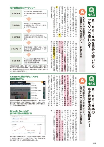Ｑ１５３　Ｋｉｎｄｌｅ本を自分で書いたらアマゾンで売れる？／Ｑ１５４　Ｋｉｎｄｌｅ本のネタを探す方法を教えて！
