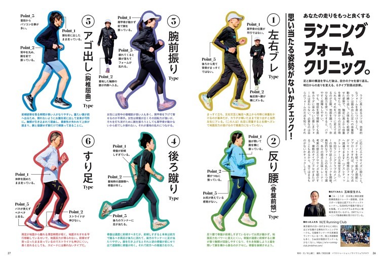 あなたの走りをもっと良くする　ランニングフォームクリニック。