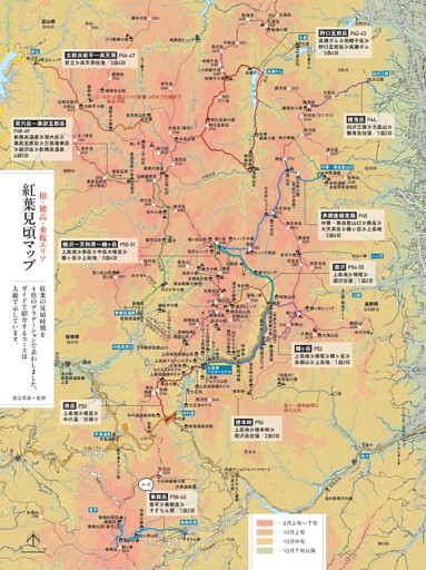 紅葉見頃マップ