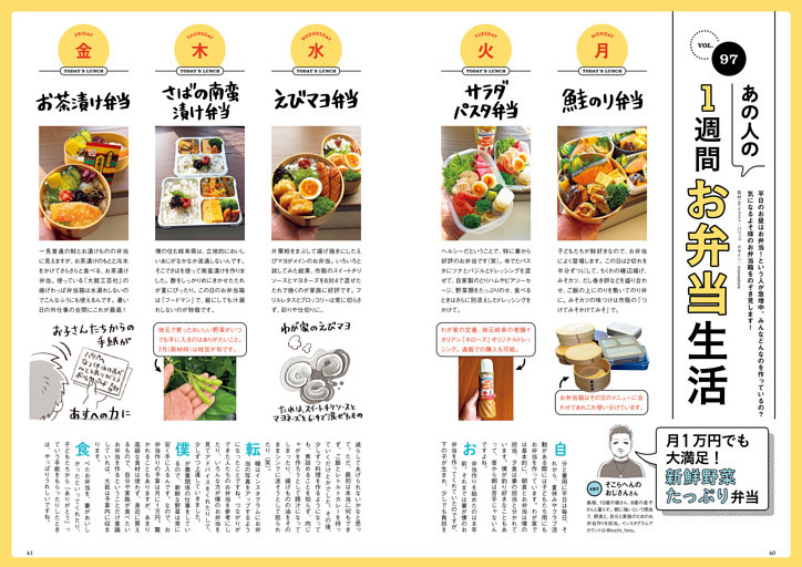 あの人の1週間お弁当生活