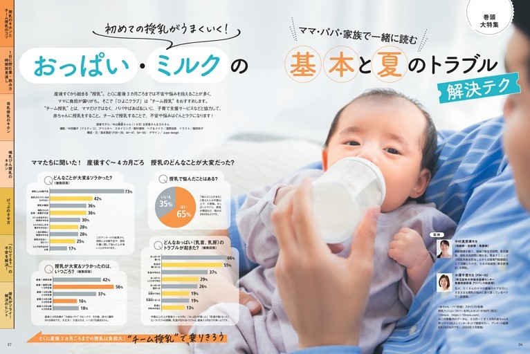 初めての授乳がうまくいく！　おっぱい・ミルクの基本と夏のトラブル解決テク