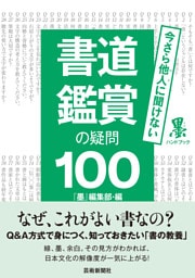 今さら他人(ひと)に聞けない　書道鑑賞の疑問100