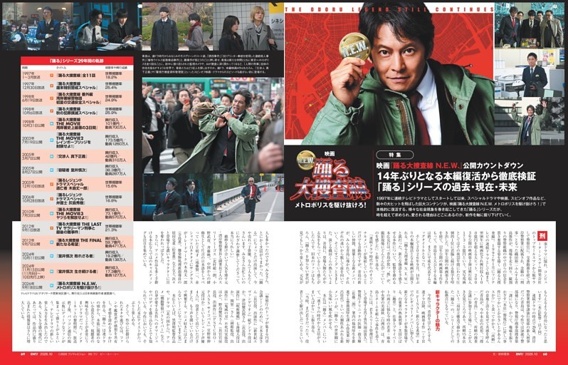 特集　映画『踊る大捜査線 N.E.W. メトロポリスを駆け抜けろ！』 14年ぶりとなる本編復活から徹底検証 「踊る」シリーズの過去・現在・未来