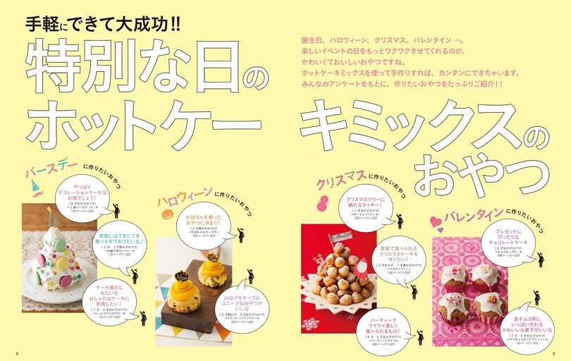 特別な日のホットケーキミックスのおやつ