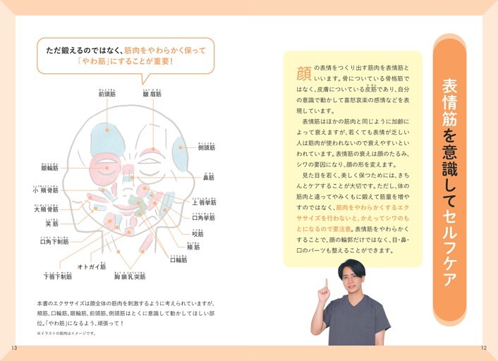 表情筋を意識してセルフケア